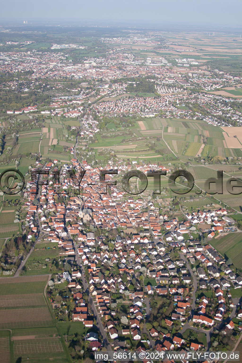 Vue d'oiseau de Quartier Arzheim in Landau in der Pfalz dans le département Rhénanie-Palatinat, Allemagne