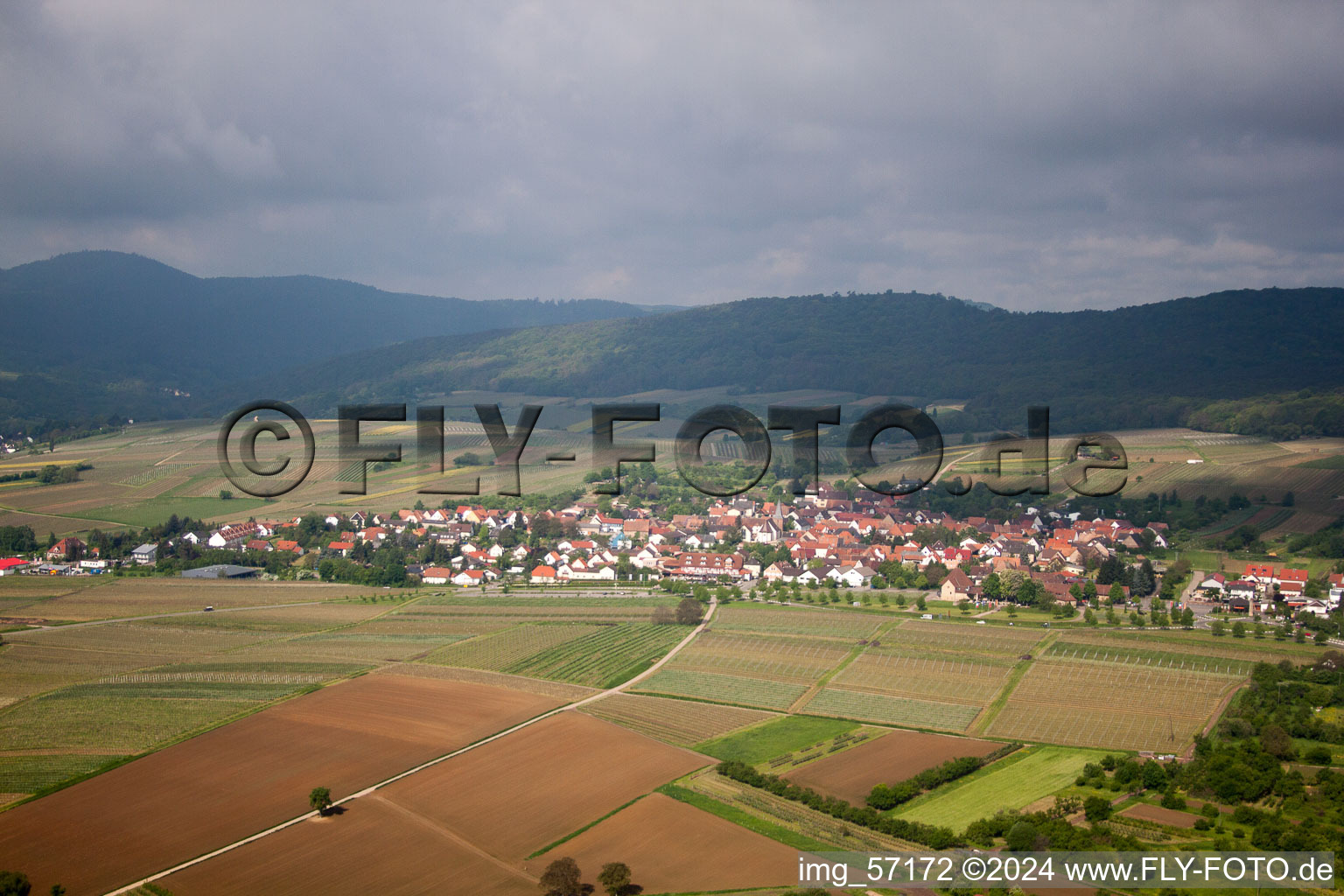 Image drone de Quartier Schweigen in Schweigen-Rechtenbach dans le département Rhénanie-Palatinat, Allemagne