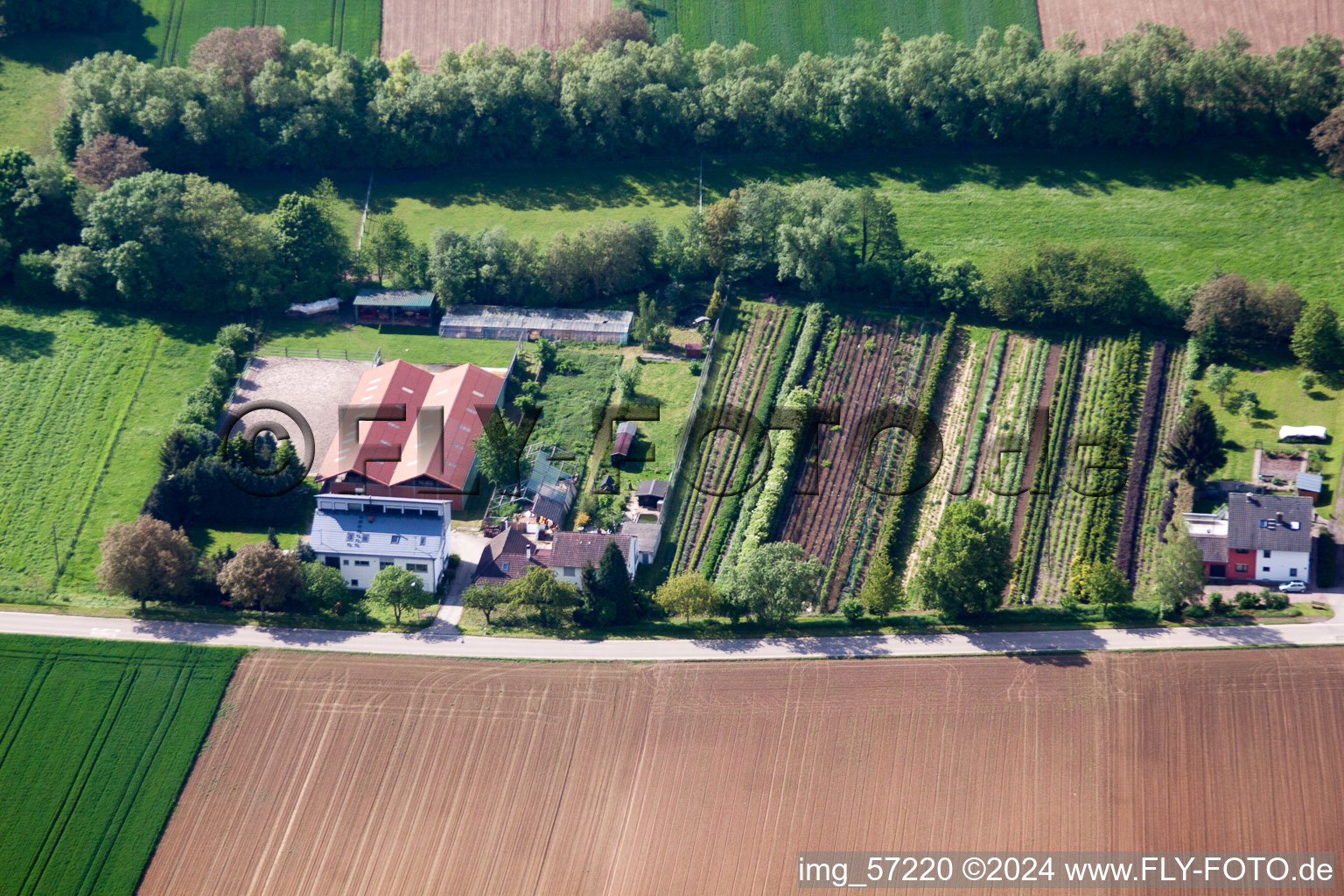 Vollmersweiler dans le département Rhénanie-Palatinat, Allemagne vue d'en haut