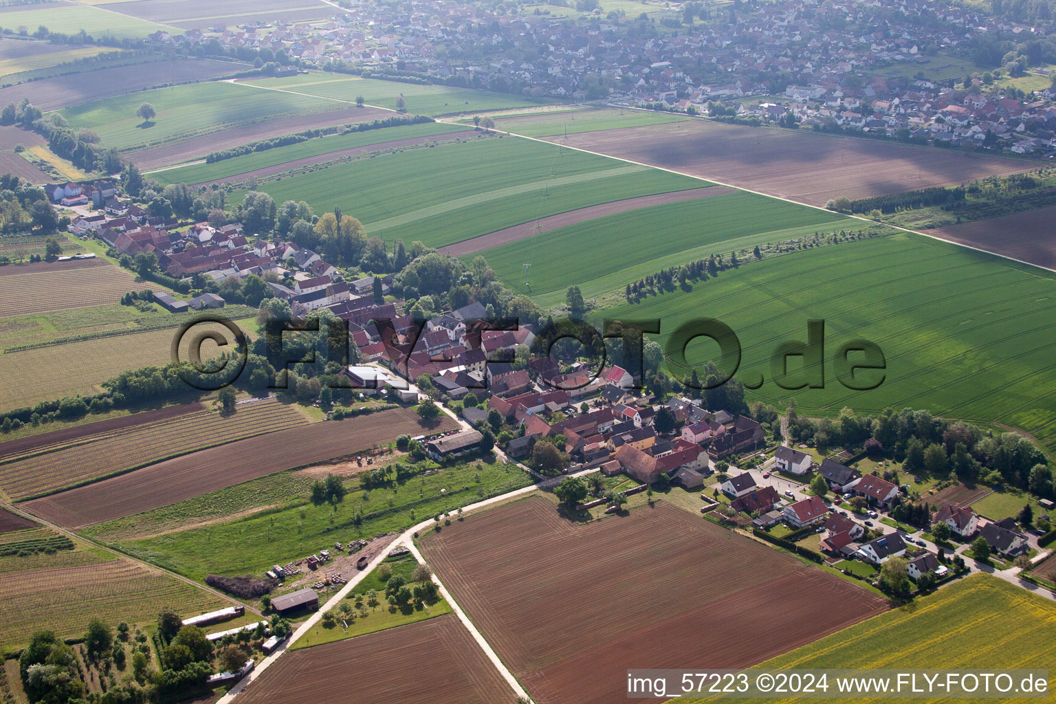 Vollmersweiler dans le département Rhénanie-Palatinat, Allemagne vue du ciel