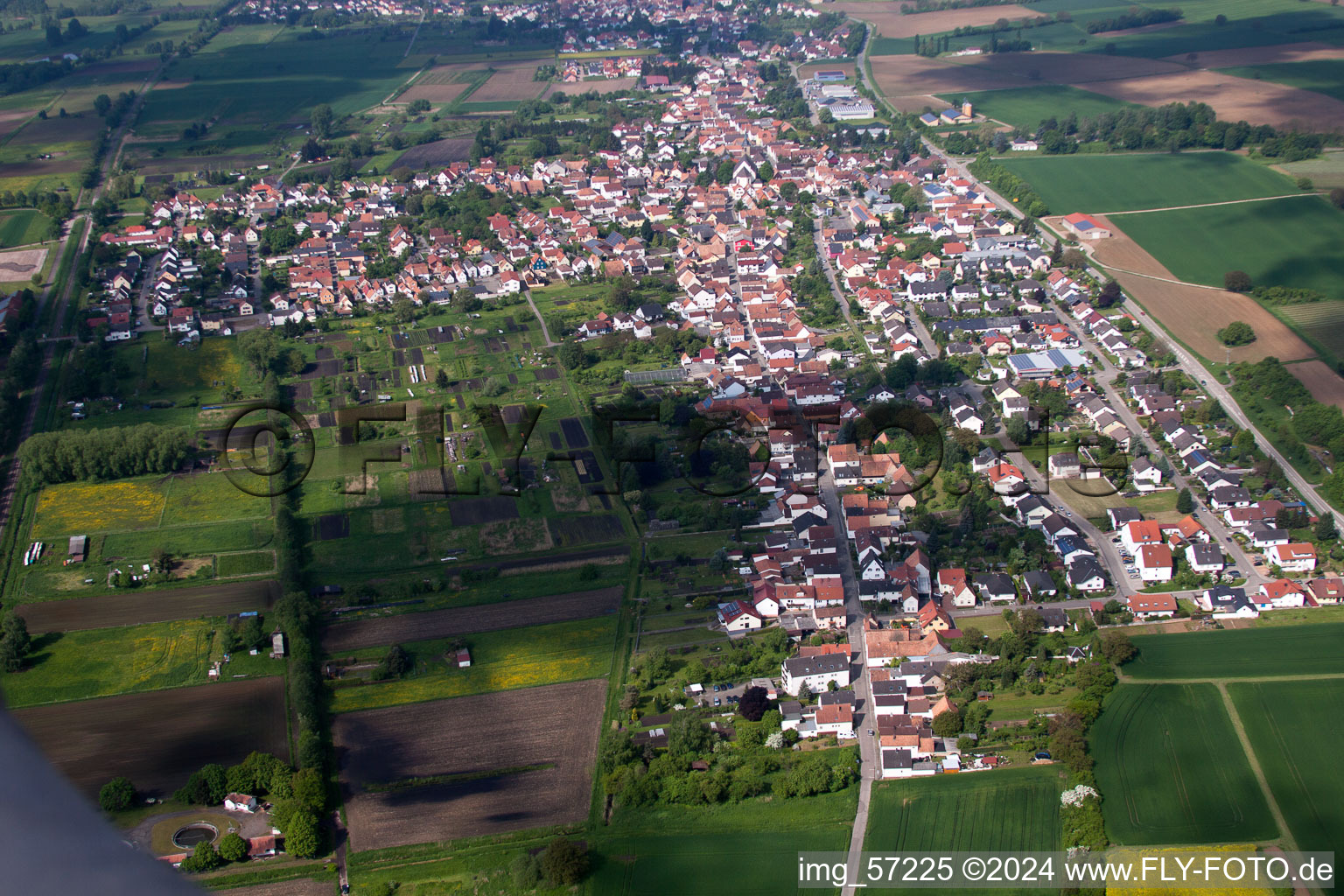 Steinfeld dans le département Rhénanie-Palatinat, Allemagne d'en haut