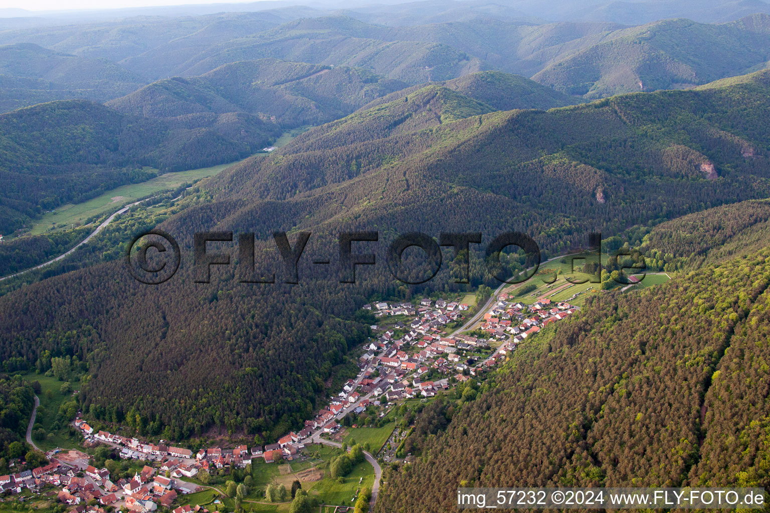 Spirkelbach dans le département Rhénanie-Palatinat, Allemagne vue du ciel