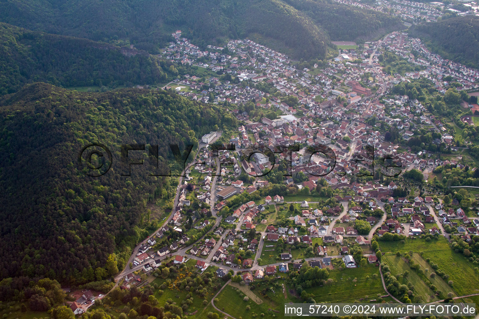 Image drone de Hauenstein dans le département Rhénanie-Palatinat, Allemagne