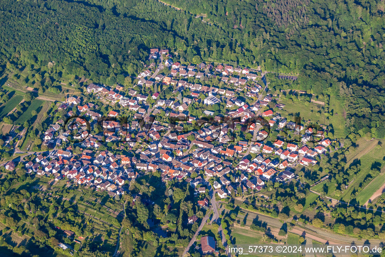 Photographie aérienne de Quartier Sulzbach in Malsch dans le département Bade-Wurtemberg, Allemagne