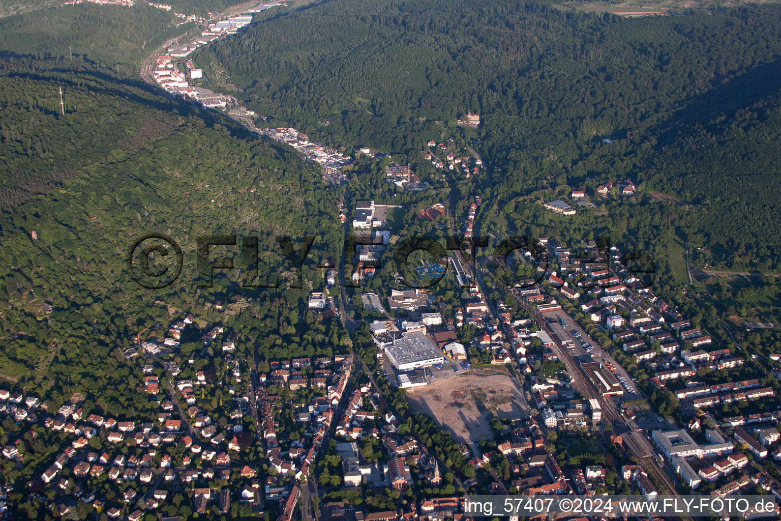 Image drone de Ettlingen dans le département Bade-Wurtemberg, Allemagne