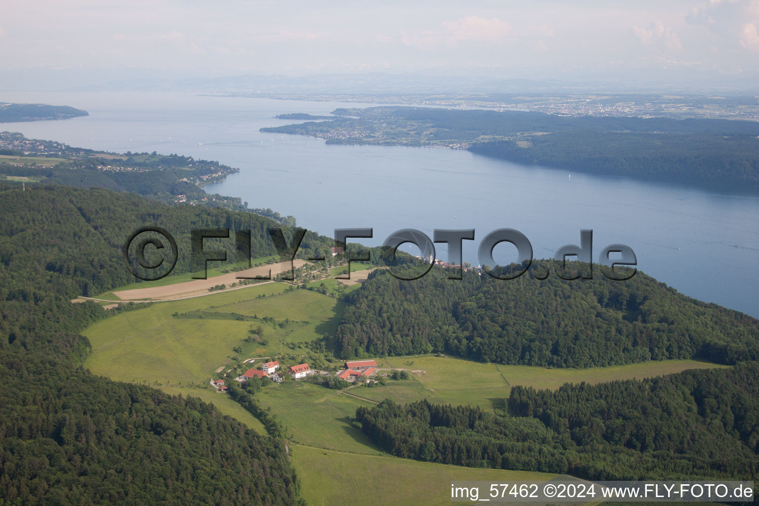 Vue aérienne de Negelhof 2 à Sipplingen dans le département Bade-Wurtemberg, Allemagne