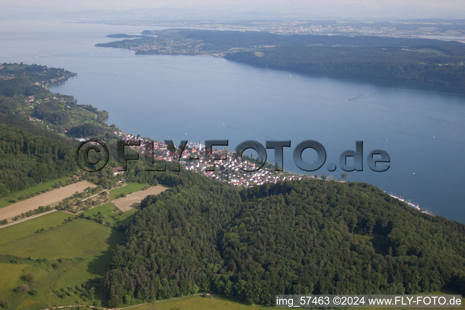 Sipplingen dans le département Bade-Wurtemberg, Allemagne d'en haut