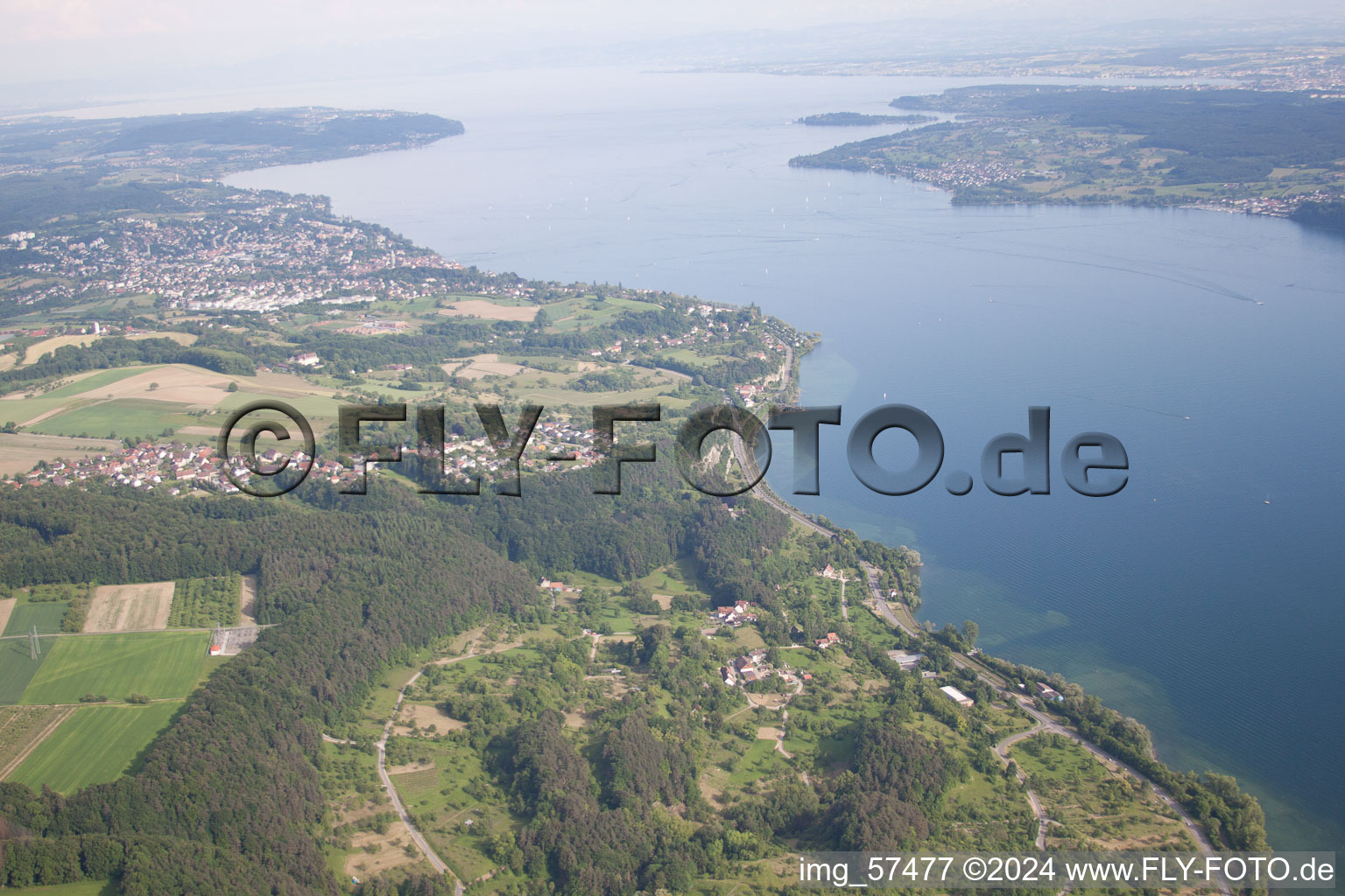 Vue aérienne de Catherine Roches à Sipplingen dans le département Bade-Wurtemberg, Allemagne