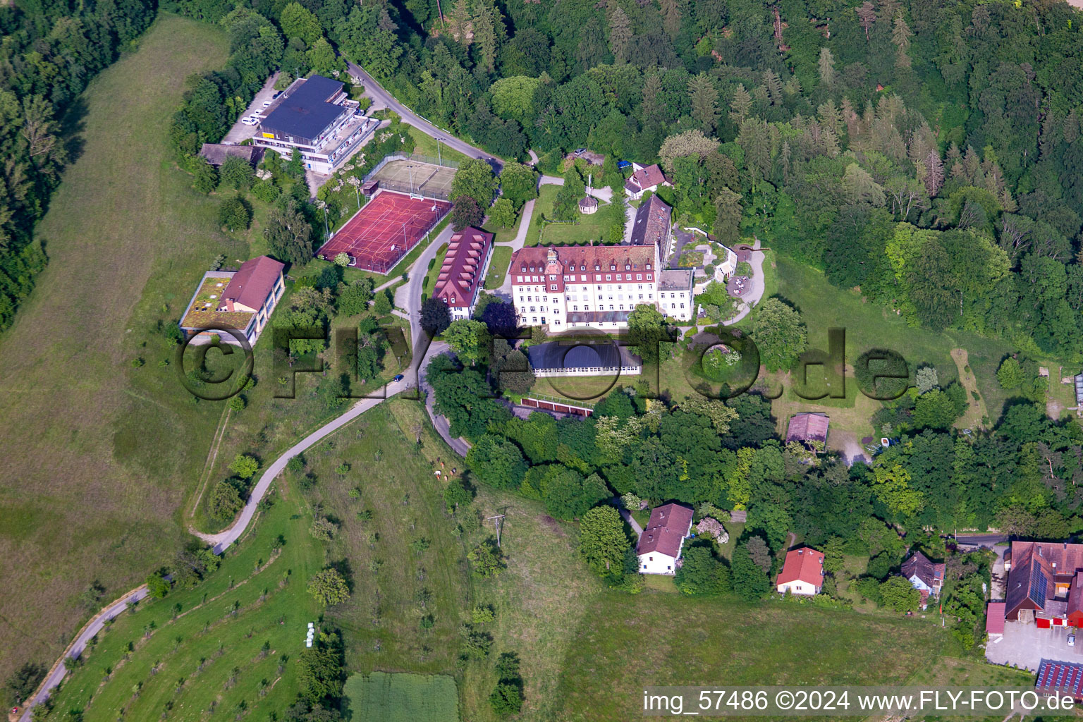 Photographie aérienne de Collège international de Salem Schloss Salem à Überlingen dans le département Bade-Wurtemberg, Allemagne