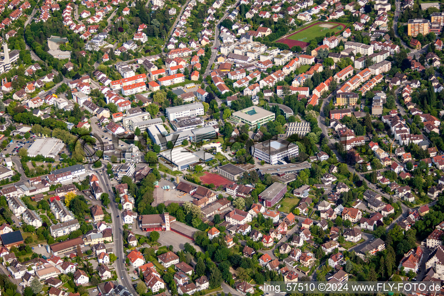 Enregistrement par drone de Überlingen dans le département Bade-Wurtemberg, Allemagne