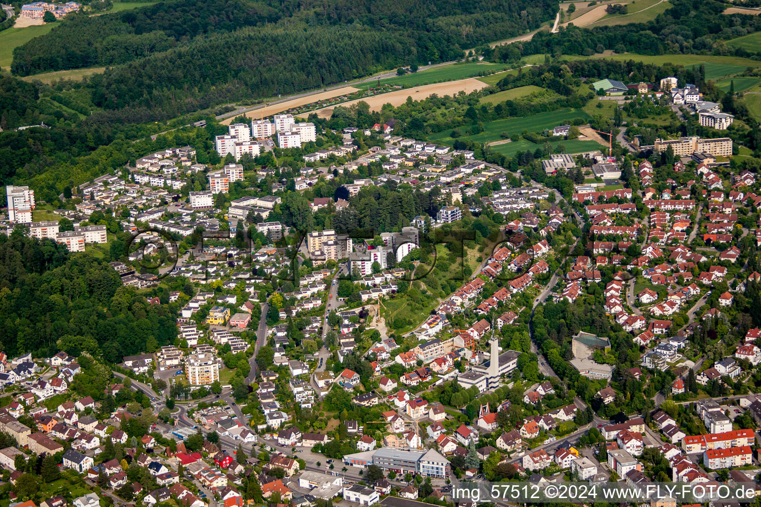 Image drone de Überlingen dans le département Bade-Wurtemberg, Allemagne