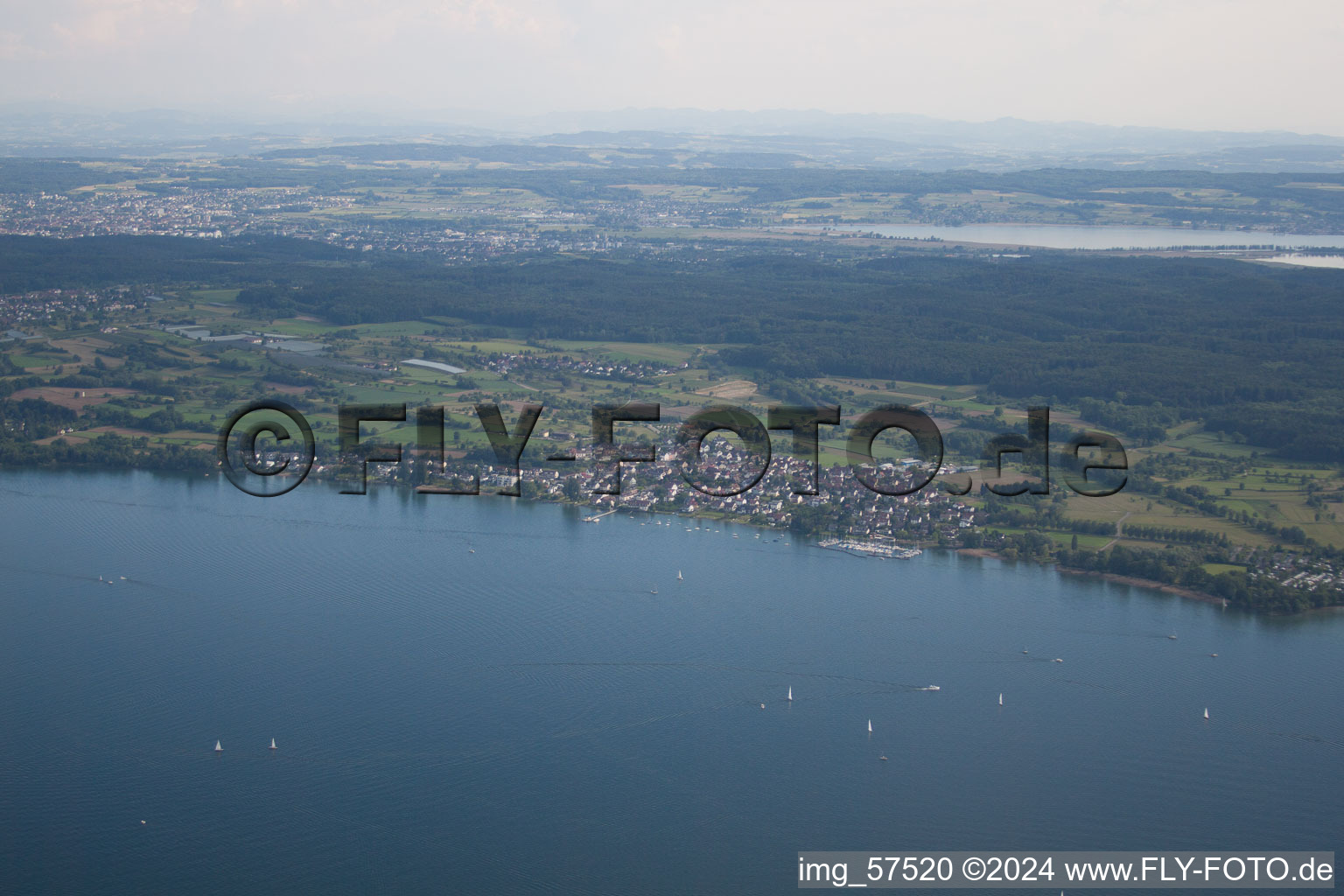 Vue aérienne de Dingesldorf dans le département Bade-Wurtemberg, Allemagne