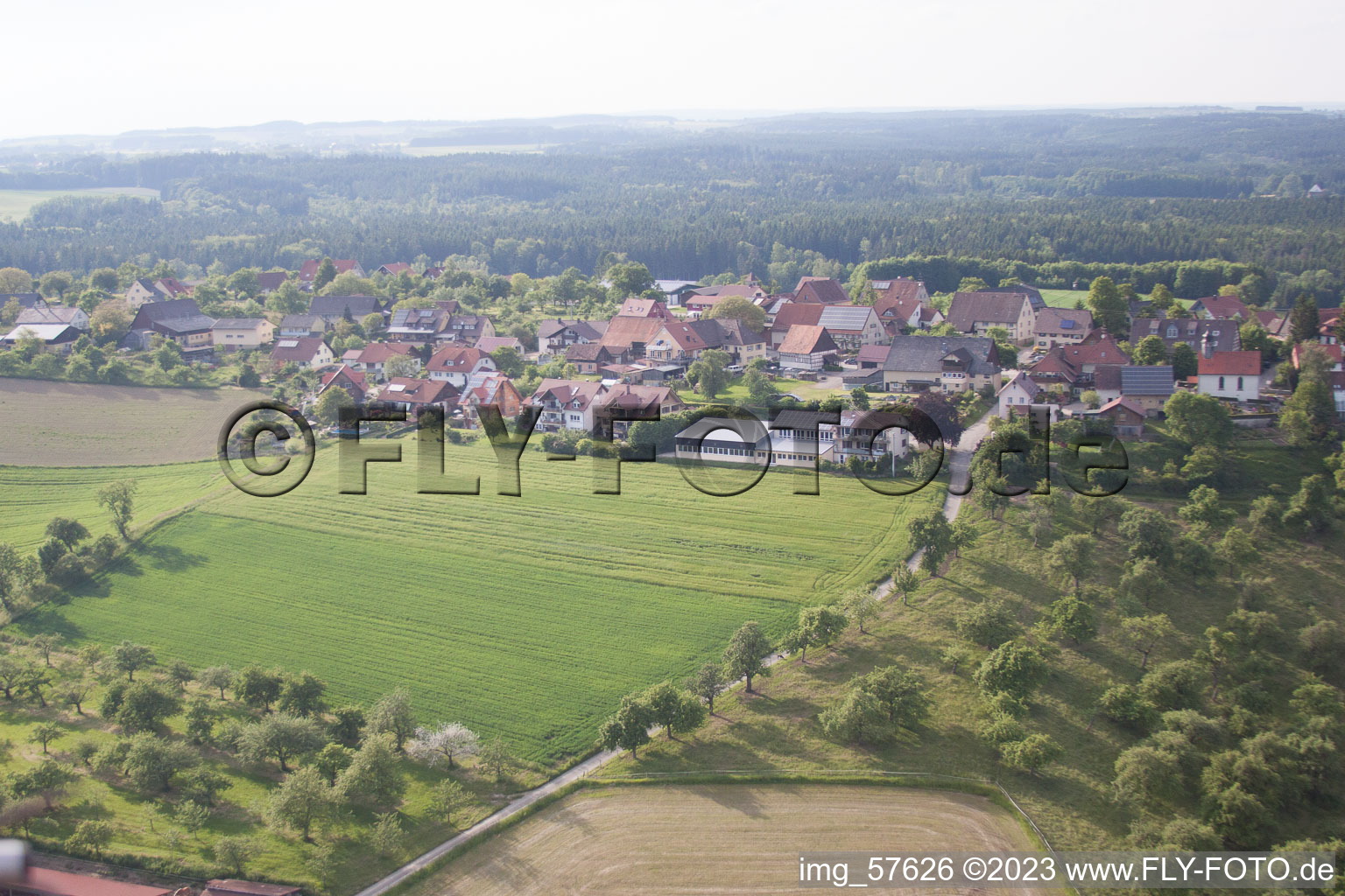 Photographie aérienne de Taisersdorf dans le département Bade-Wurtemberg, Allemagne