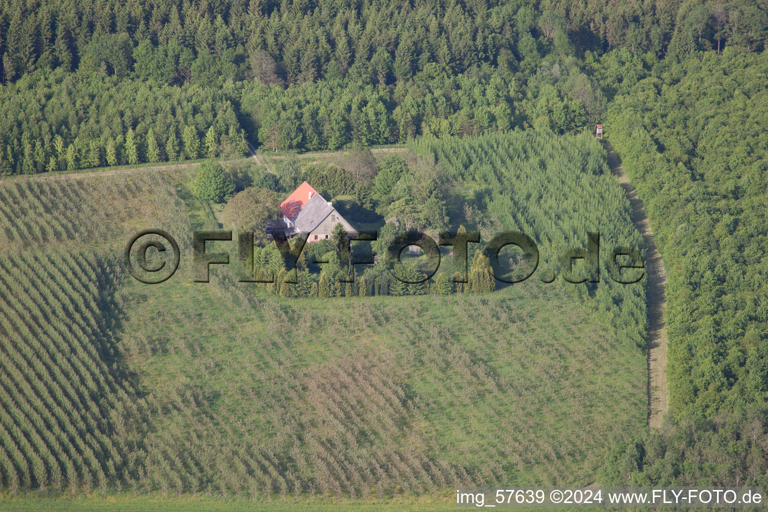 Vue aérienne de Selgetsweiler dans le département Bade-Wurtemberg, Allemagne