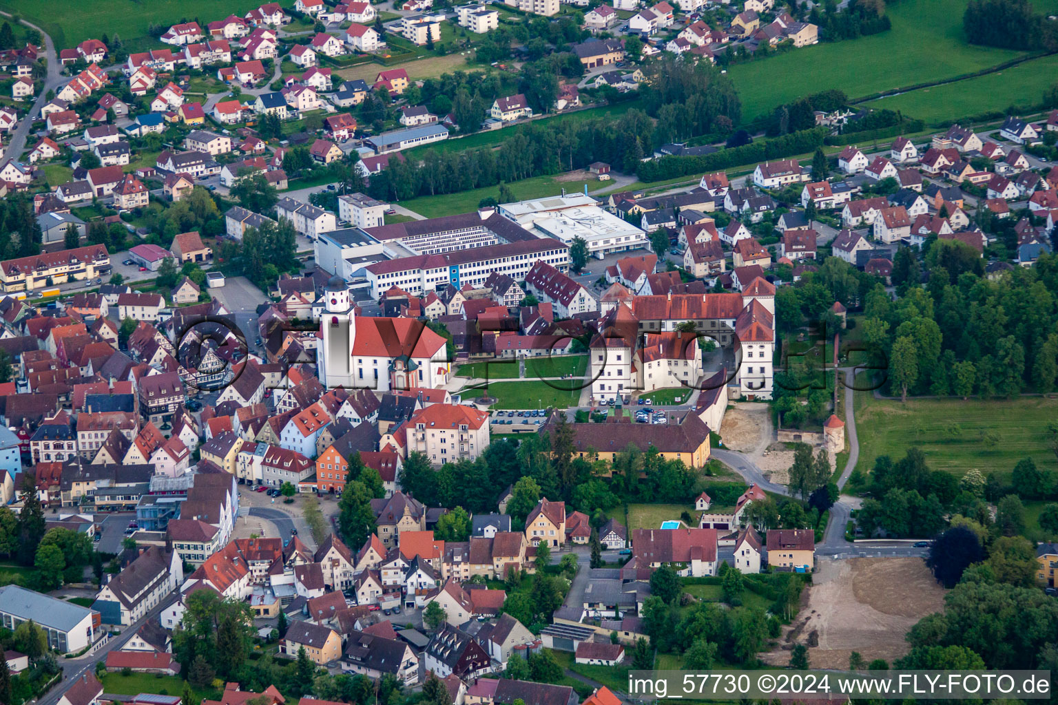 Meßkirch dans le département Bade-Wurtemberg, Allemagne d'en haut