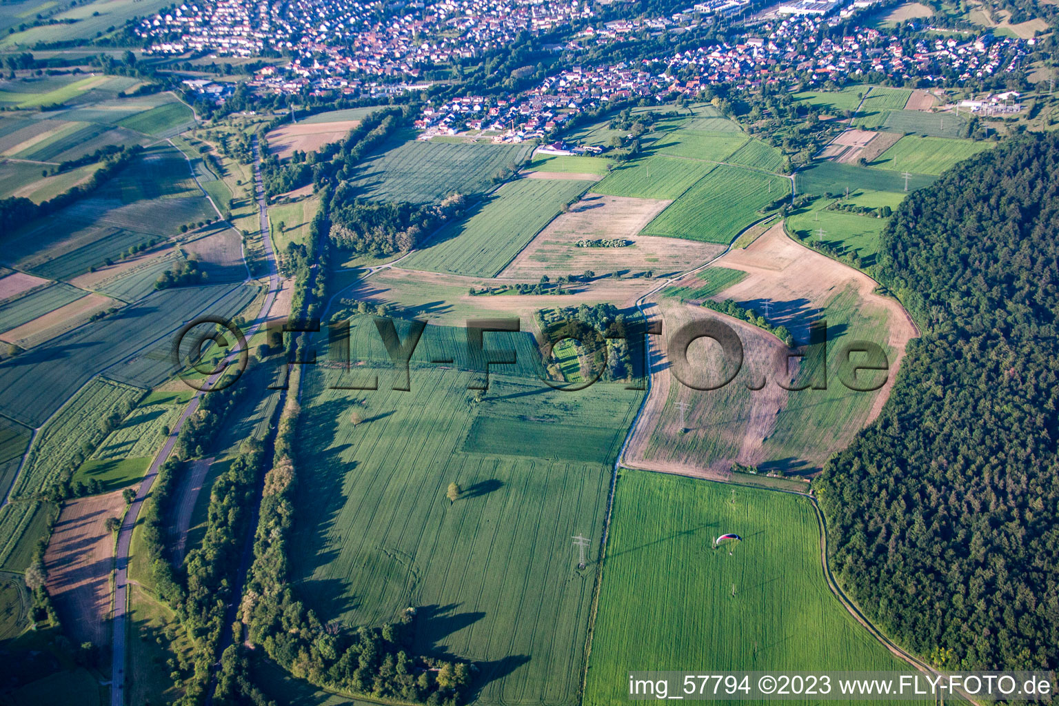 Photographie aérienne de Quartier Rinklingen in Bretten dans le département Bade-Wurtemberg, Allemagne