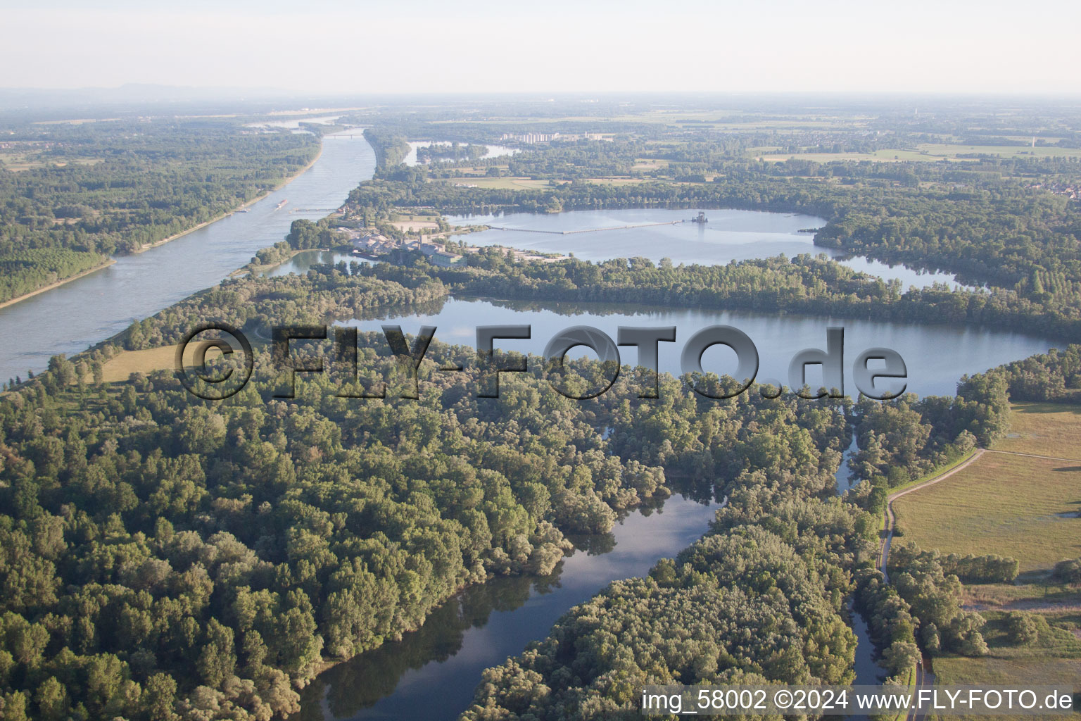 Enregistrement par drone de Munchhausen dans le département Bas Rhin, France