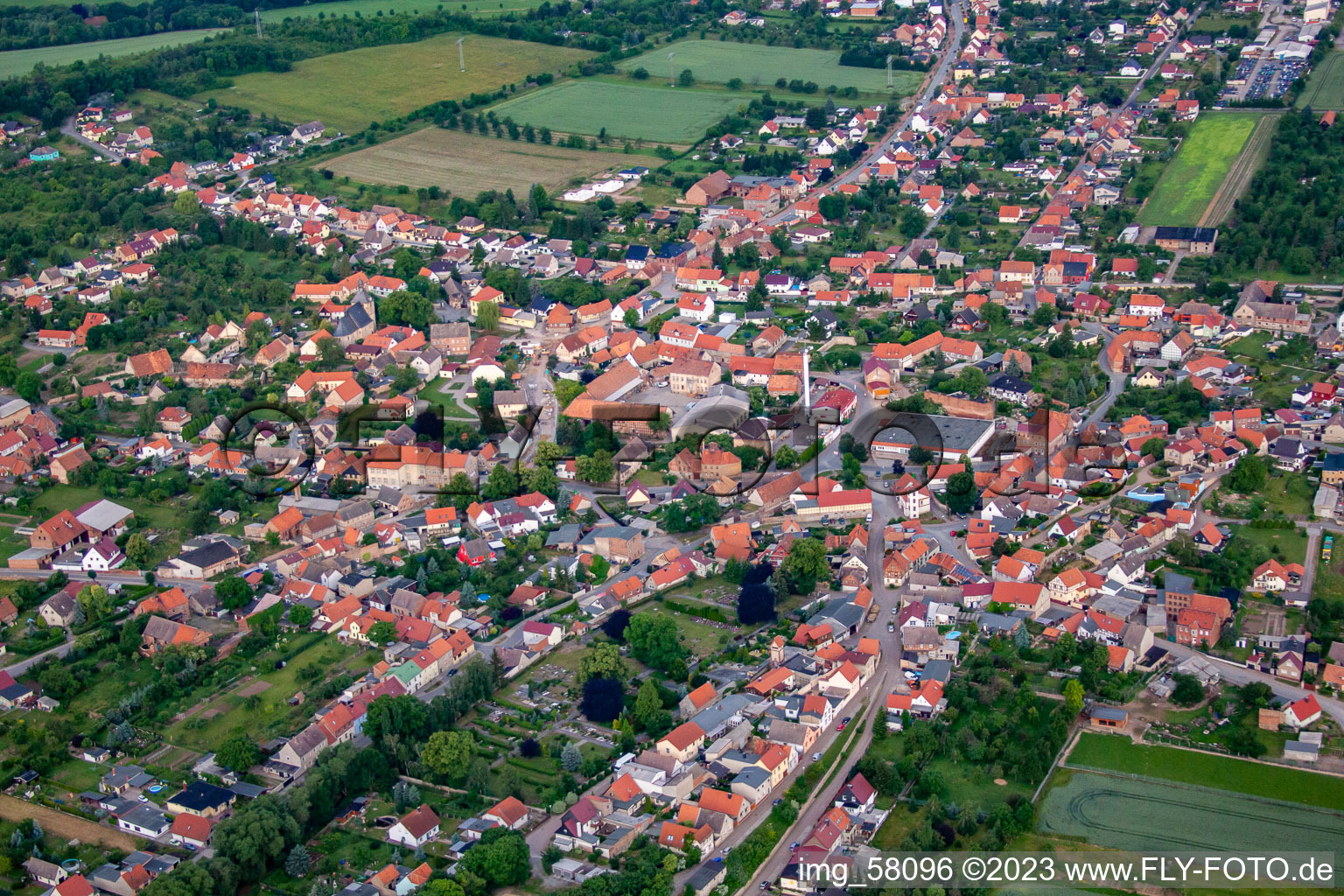 Photographie aérienne de Quartier Rieder in Ballenstedt dans le département Saxe-Anhalt, Allemagne