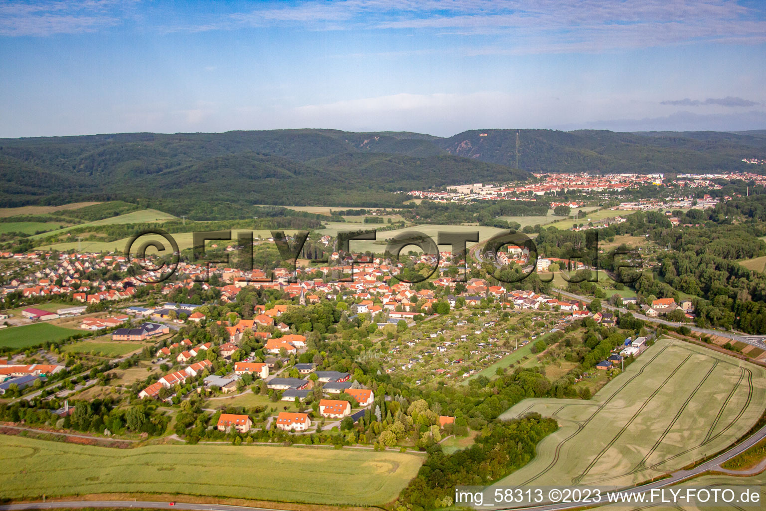 Photographie aérienne de Quartier Neinstedt in Thale dans le département Saxe-Anhalt, Allemagne