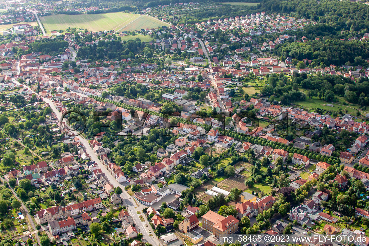 Photographie aérienne de Entre B185 et Allee à Ballenstedt dans le département Saxe-Anhalt, Allemagne
