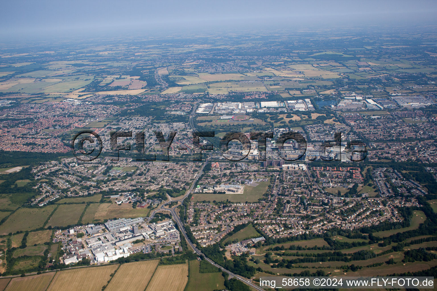 Vue oblique de Fobbing dans le département Angleterre, Grande Bretagne