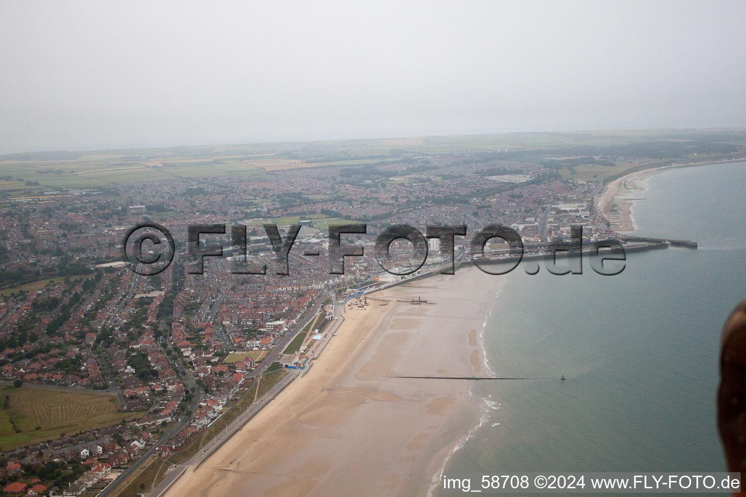 Vue aérienne de Bessingby dans le département Angleterre, Grande Bretagne