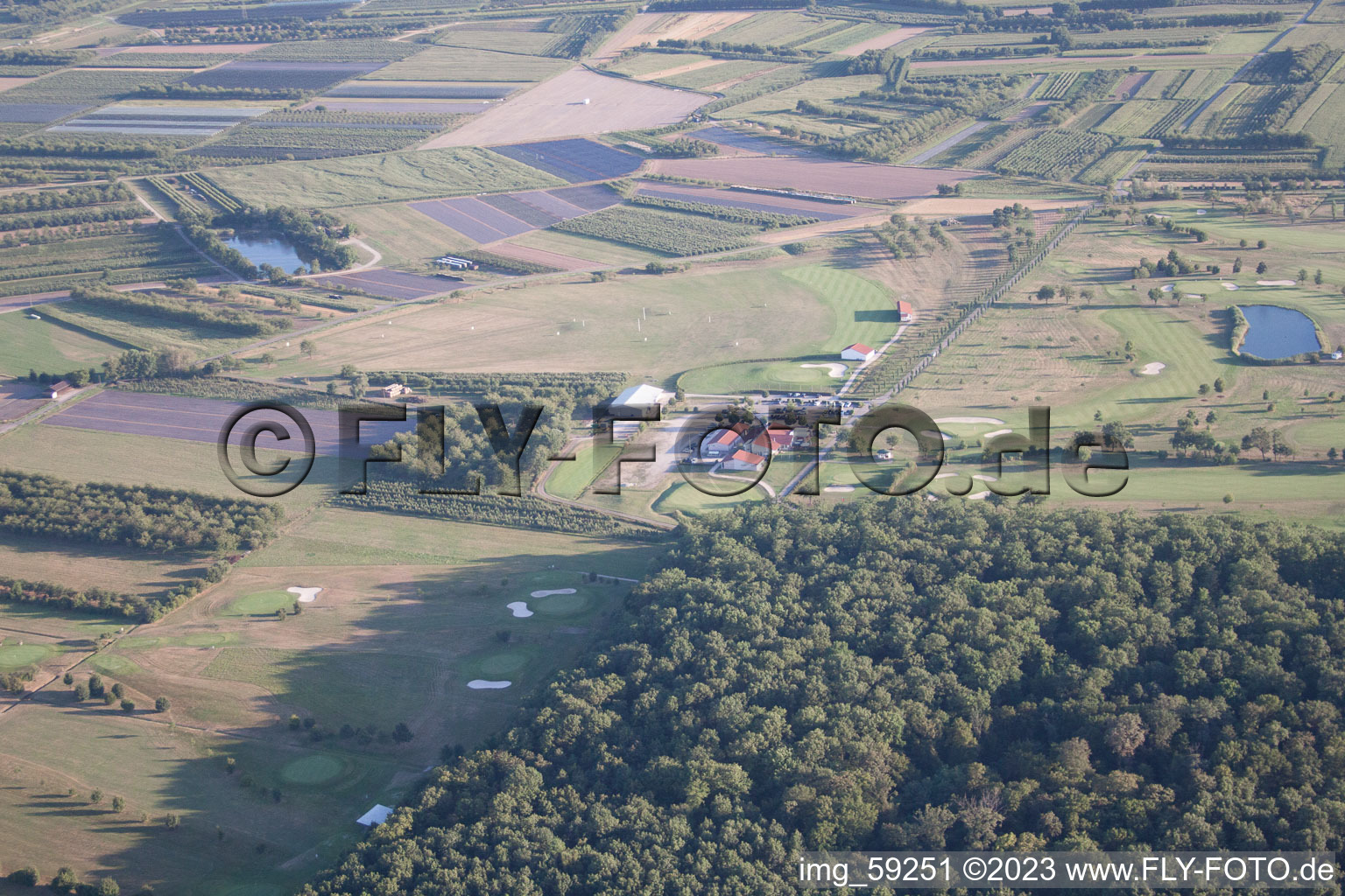 Photographie aérienne de Club de golf Urloffen à le quartier Urloffen in Appenweier dans le département Bade-Wurtemberg, Allemagne