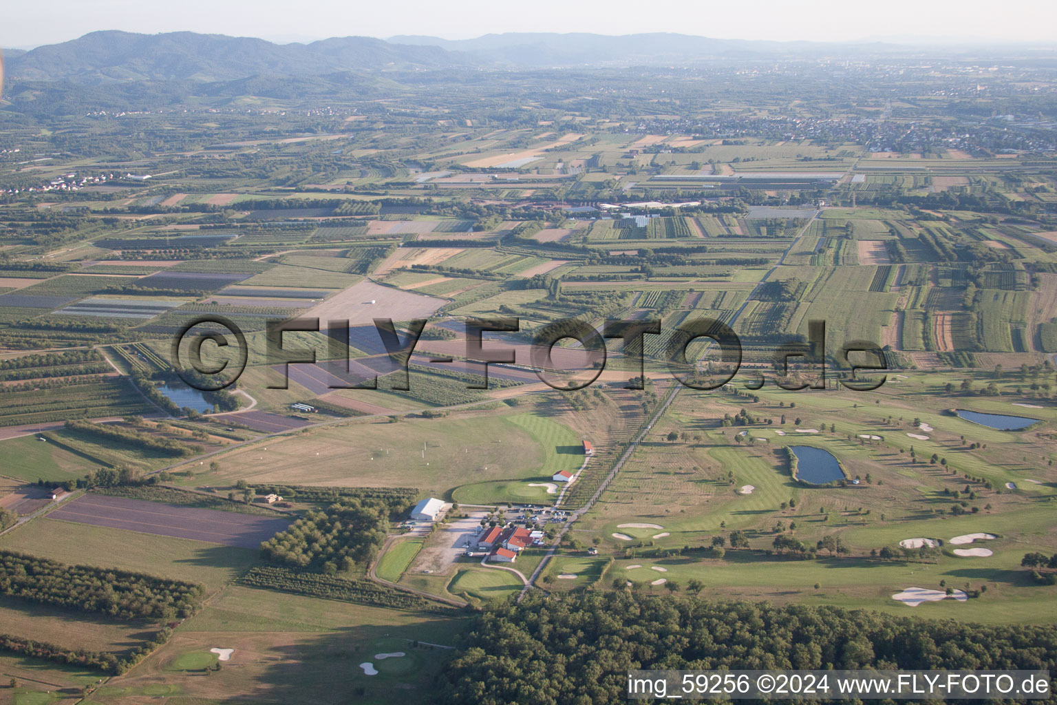 Club de golf Urloffen à le quartier Urloffen in Appenweier dans le département Bade-Wurtemberg, Allemagne vue d'en haut