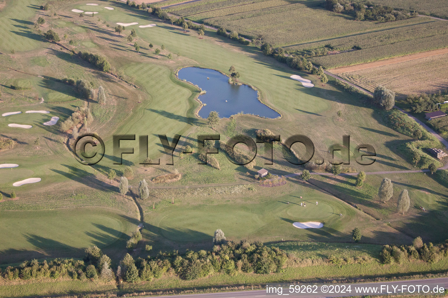 Club de golf Urloffen à le quartier Urloffen in Appenweier dans le département Bade-Wurtemberg, Allemagne vue du ciel