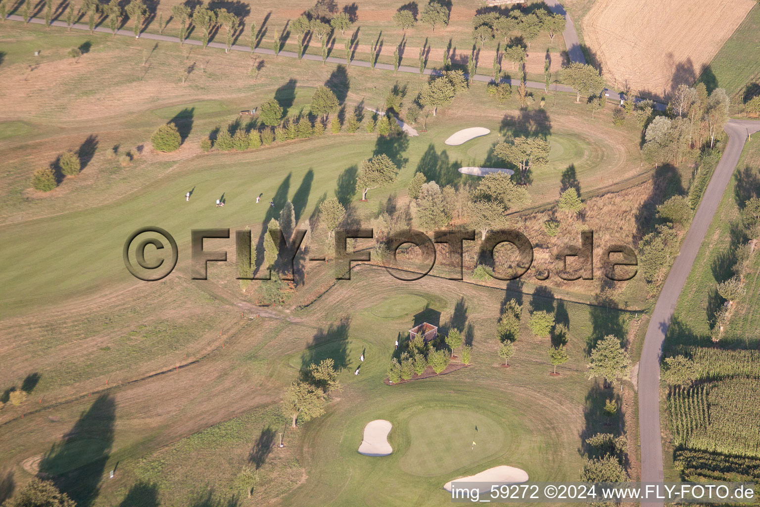 Photographie aérienne de Club de golf Urloffen à le quartier Urloffen in Appenweier dans le département Bade-Wurtemberg, Allemagne