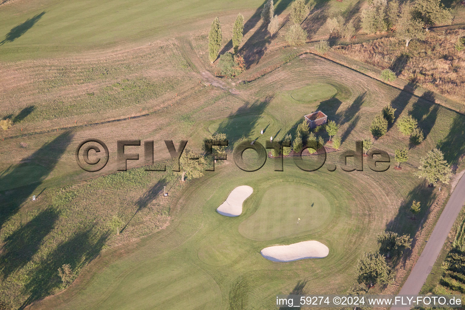 Club de golf Urloffen à le quartier Urloffen in Appenweier dans le département Bade-Wurtemberg, Allemagne d'en haut