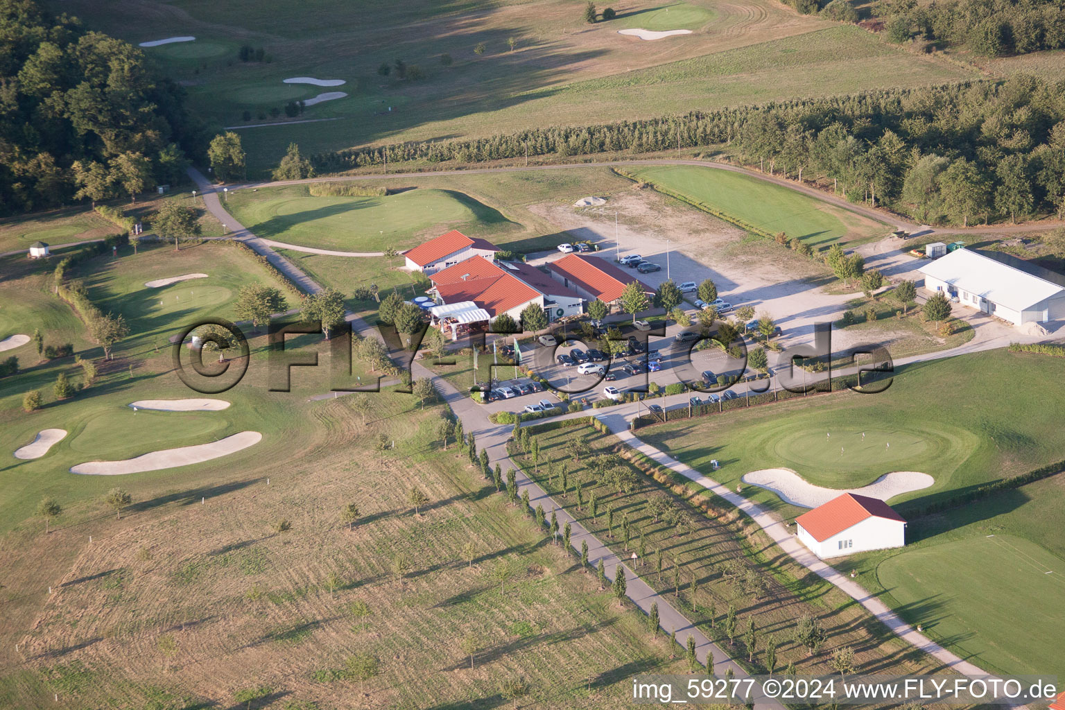 Club de golf Urloffen à le quartier Urloffen in Appenweier dans le département Bade-Wurtemberg, Allemagne depuis l'avion