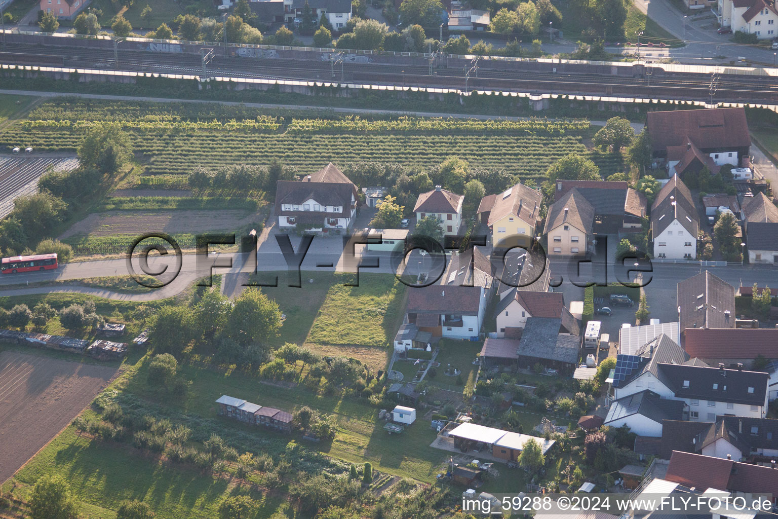 Vue oblique de Quartier Urloffen in Appenweier dans le département Bade-Wurtemberg, Allemagne