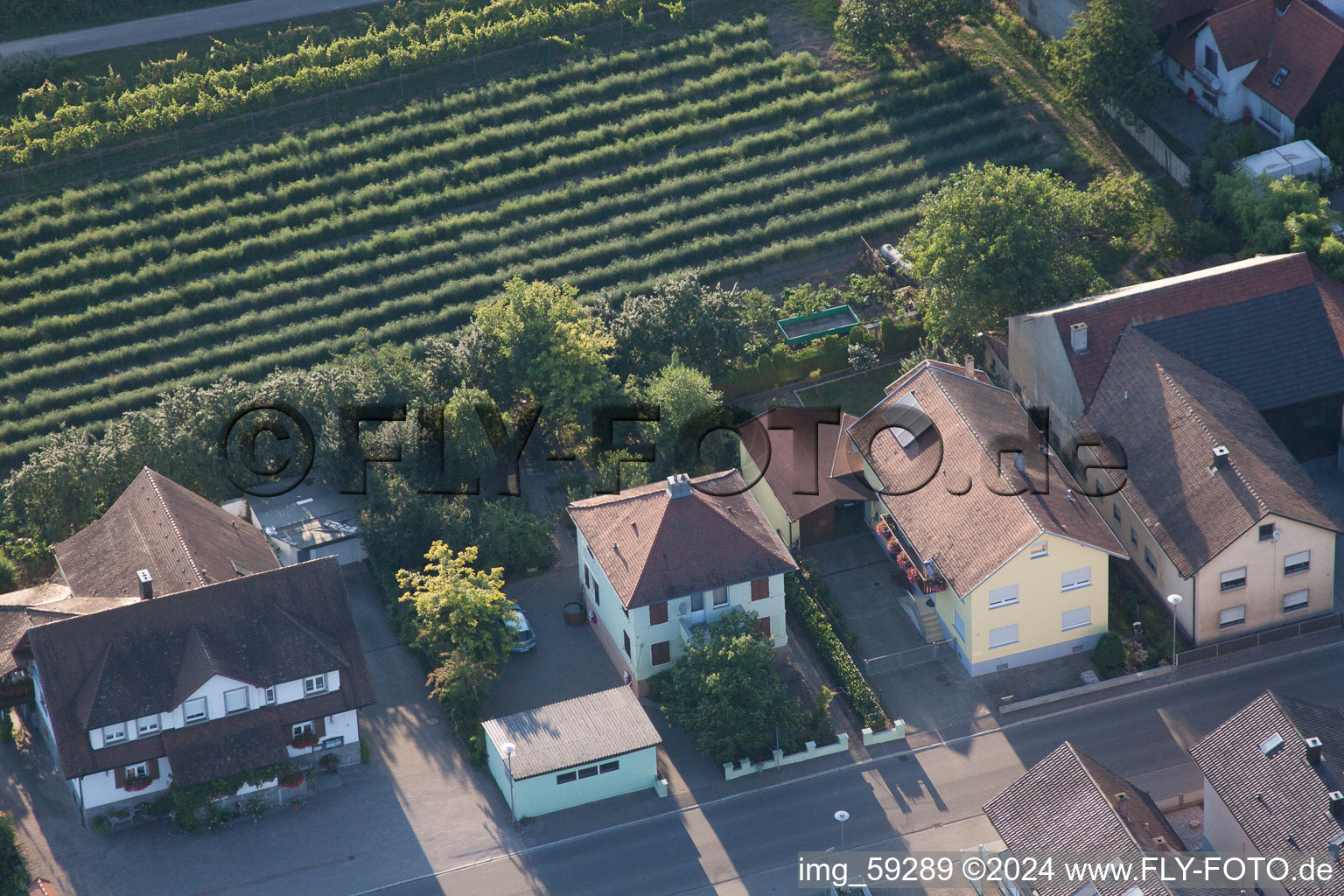 Quartier Urloffen in Appenweier dans le département Bade-Wurtemberg, Allemagne d'en haut