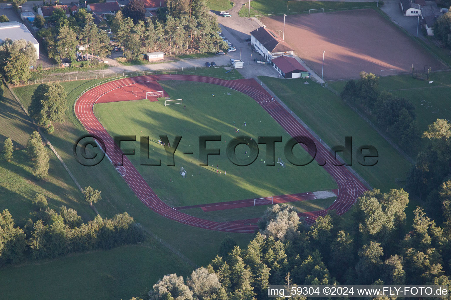 Photographie aérienne de Club sportif Appenweier 1925 eV à Appenweier dans le département Bade-Wurtemberg, Allemagne