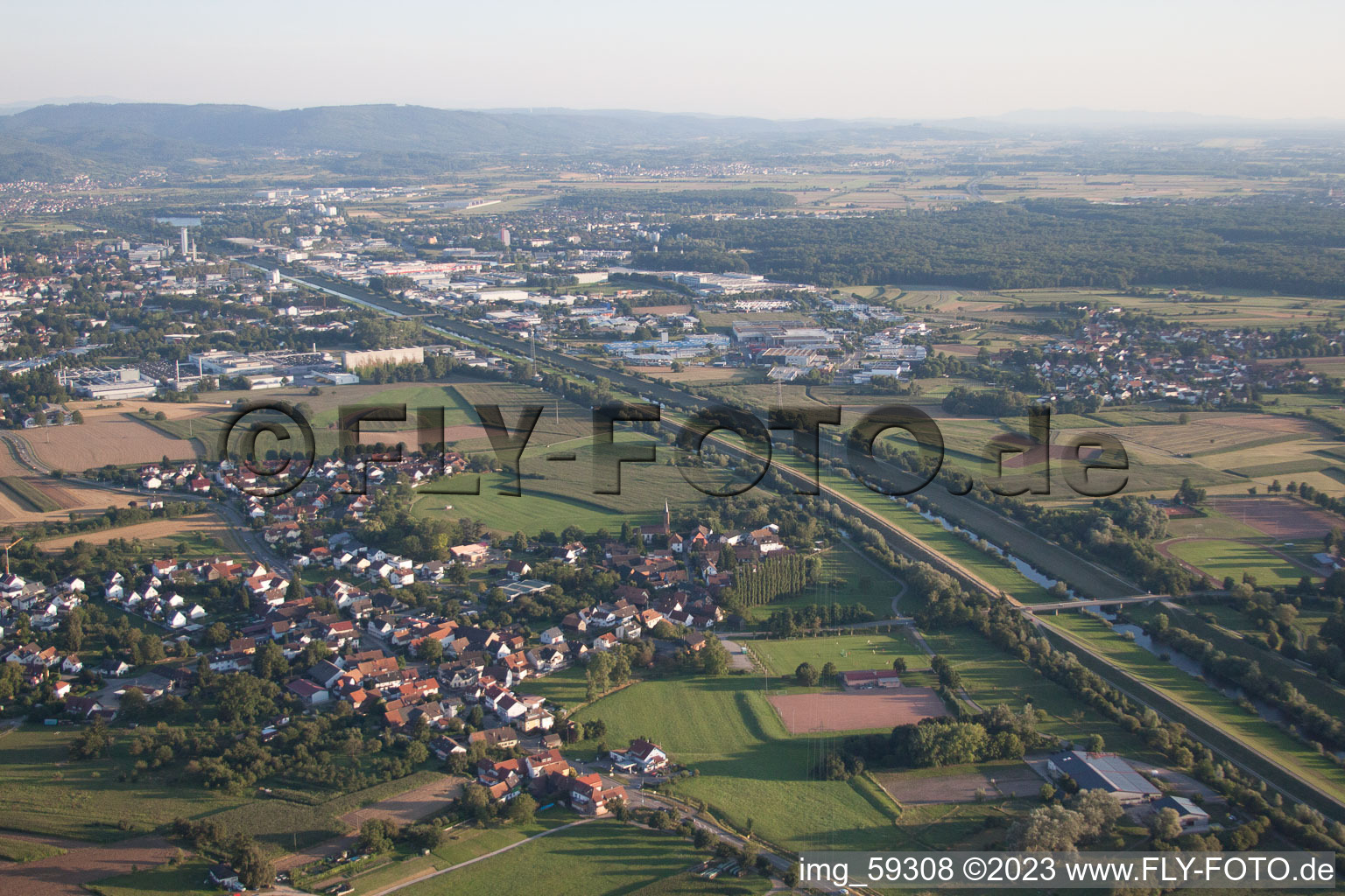 Photographie aérienne de Quartier Bühl in Offenburg dans le département Bade-Wurtemberg, Allemagne