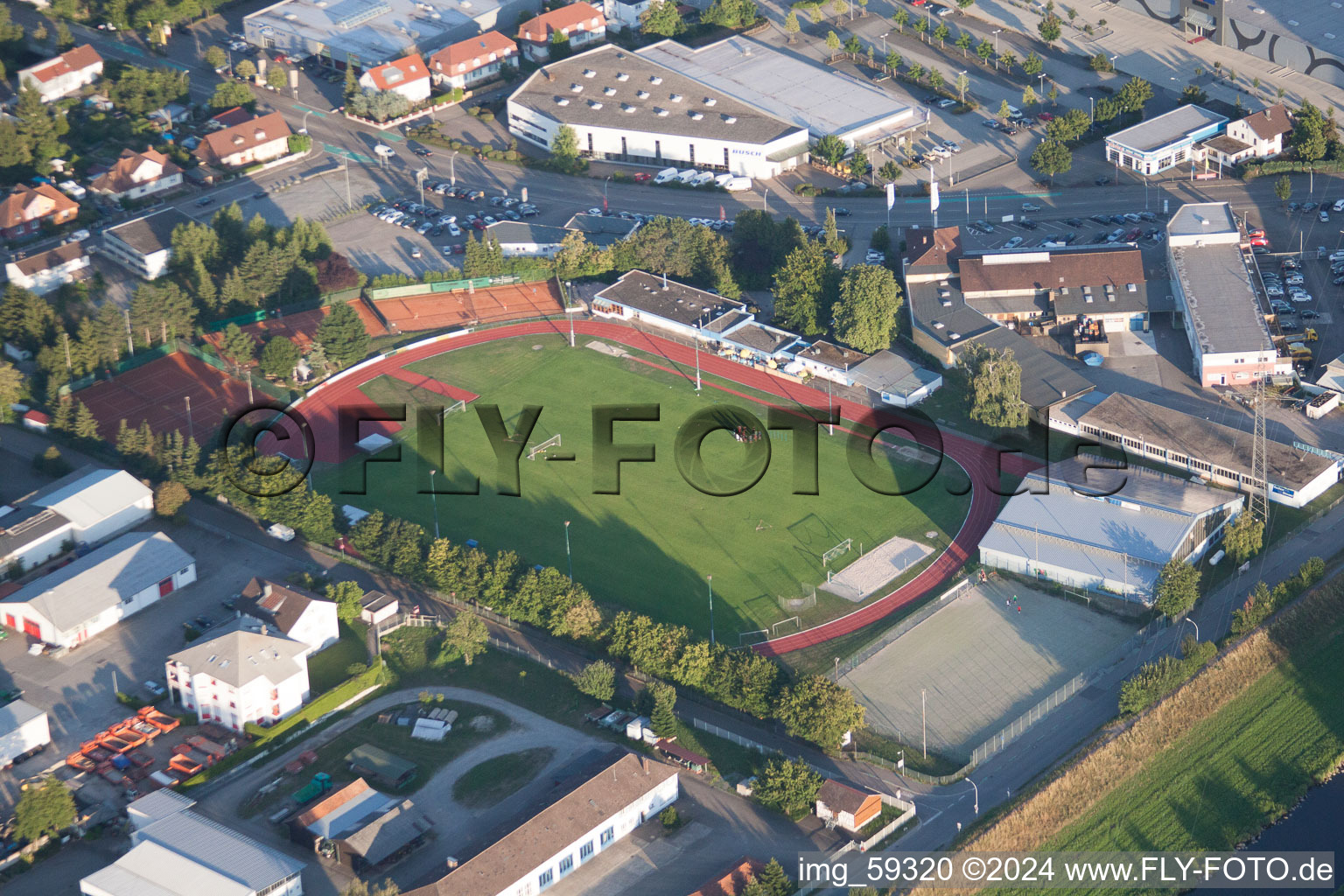 Enregistrement par drone de Offenburg dans le département Bade-Wurtemberg, Allemagne