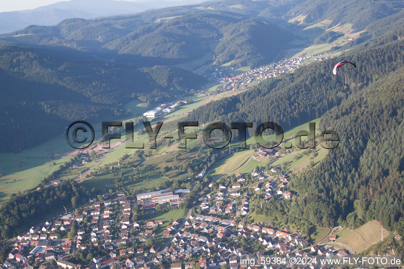 Image drone de Haslach im Kinzigtal dans le département Bade-Wurtemberg, Allemagne