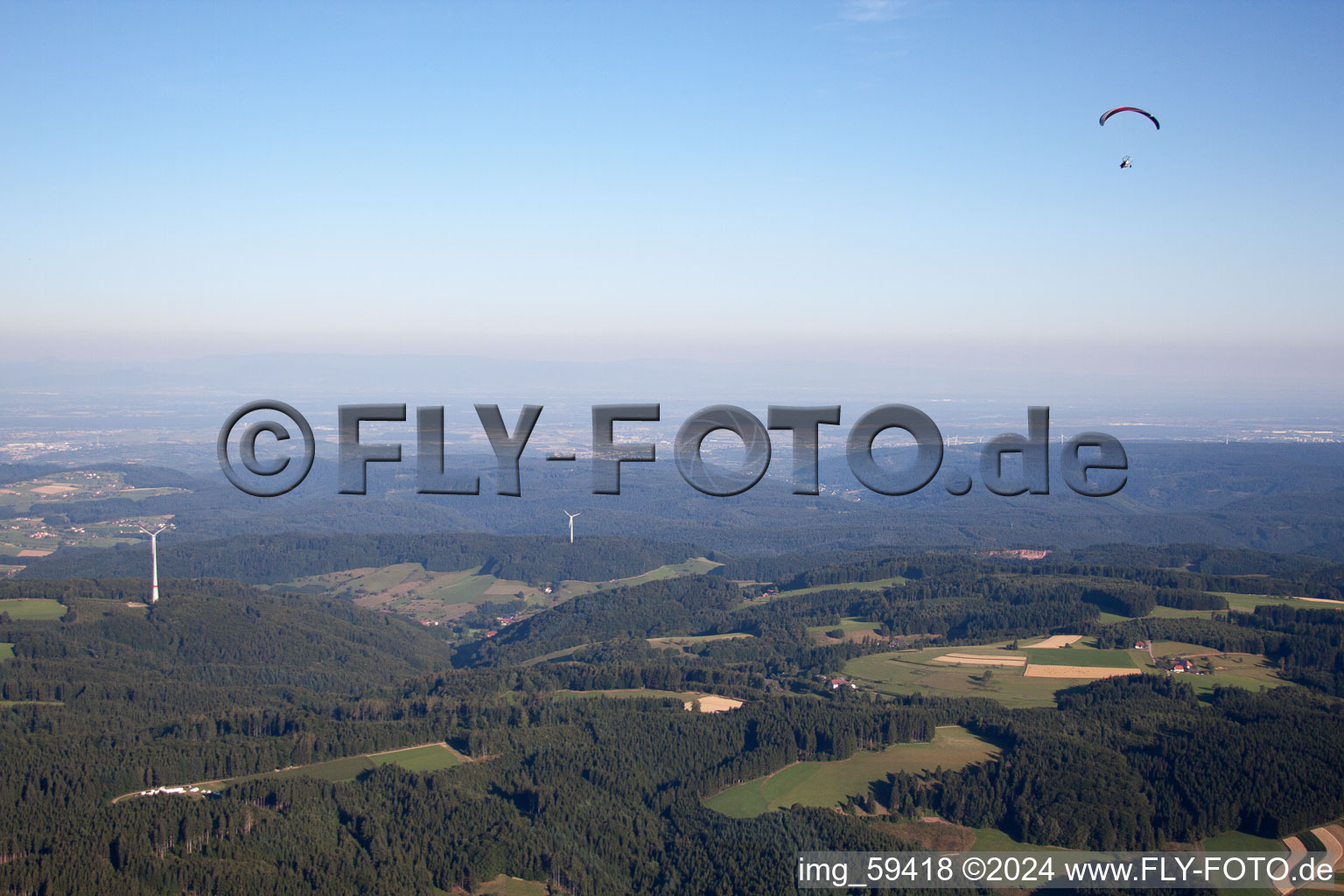 Photographie aérienne de Freiamt dans le département Bade-Wurtemberg, Allemagne