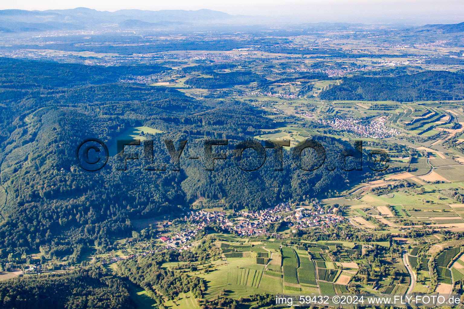 Vue aérienne de Quartier Bleichheim in Herbolzheim dans le département Bade-Wurtemberg, Allemagne