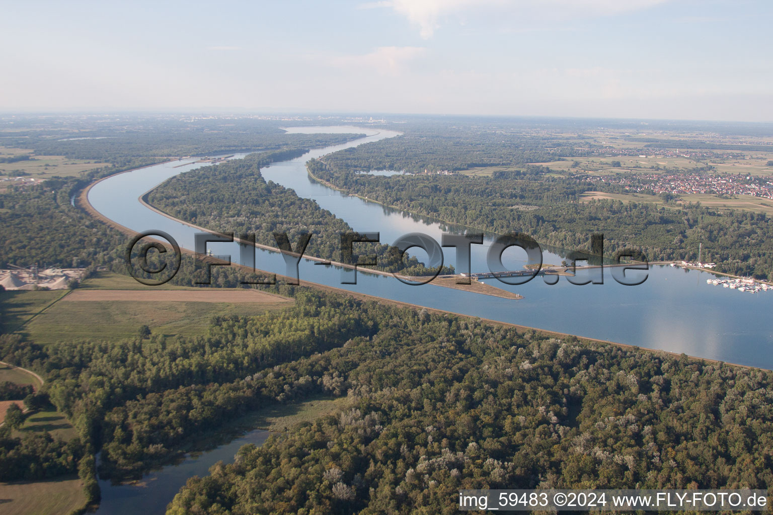 Photographie aérienne de Daubensand dans le département Bas Rhin, France