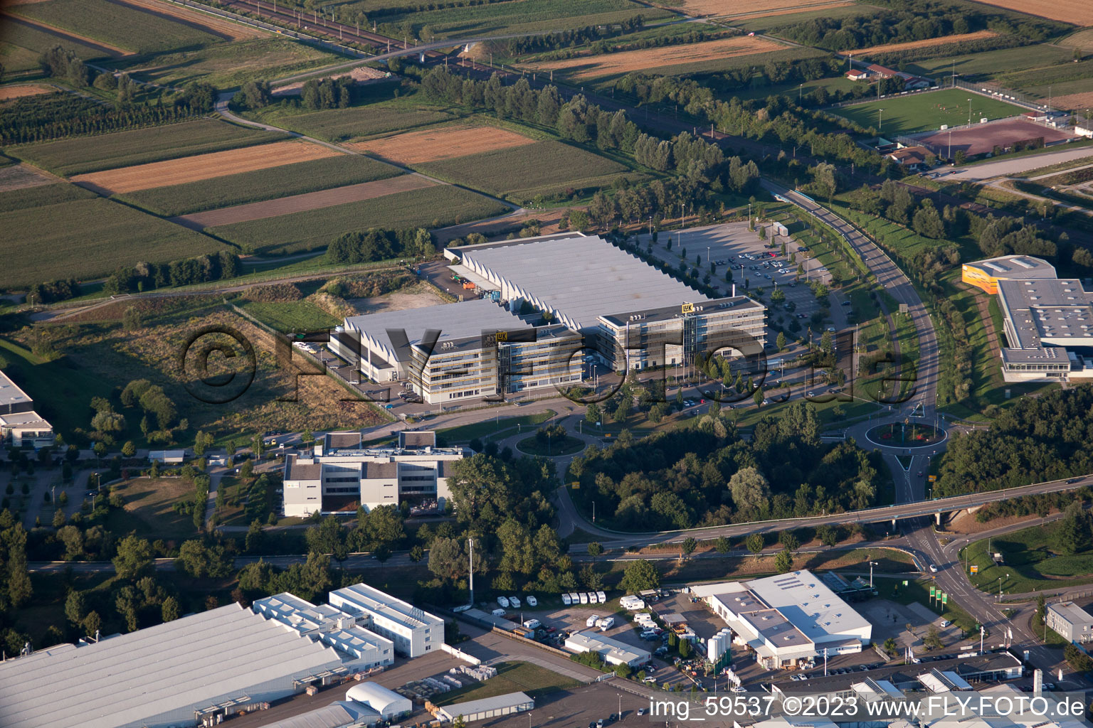 Photographie aérienne de LuK à le quartier Vimbuch in Bühl dans le département Bade-Wurtemberg, Allemagne