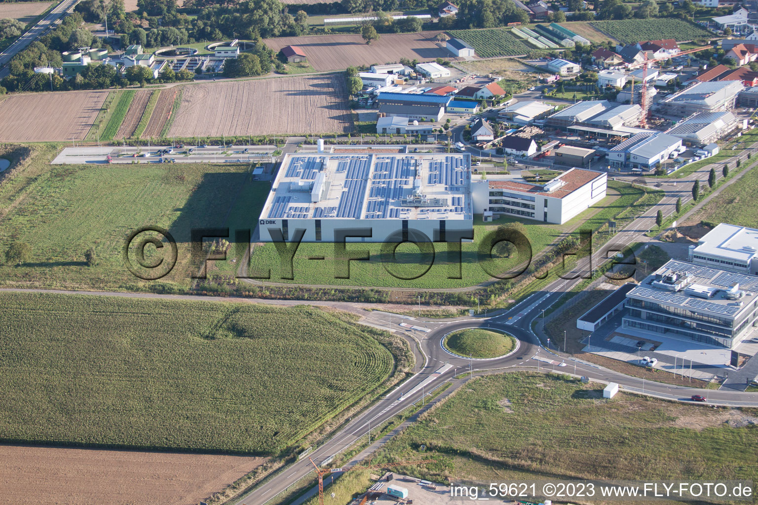 Image drone de Rülzheim dans le département Rhénanie-Palatinat, Allemagne