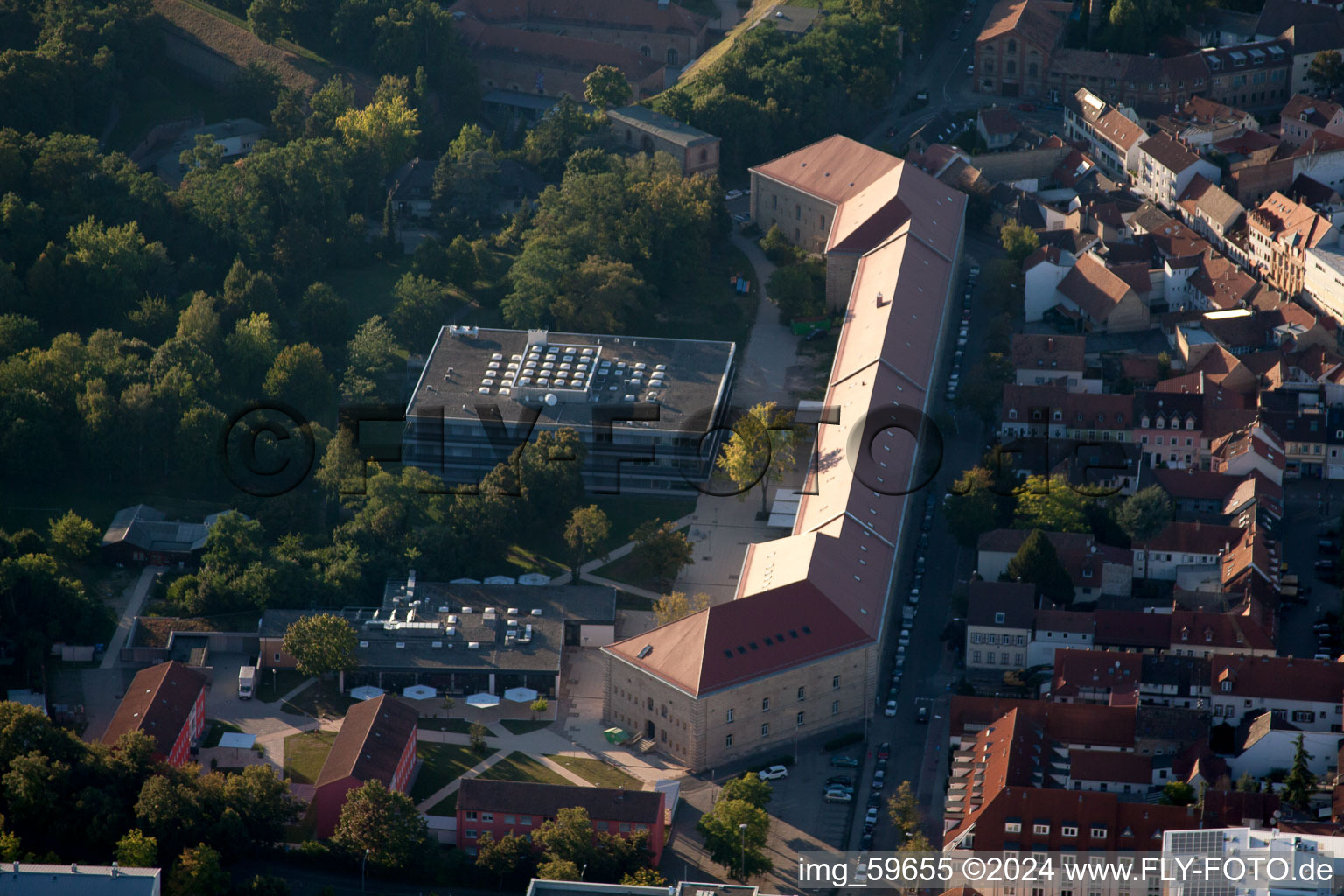 Image drone de Germersheim dans le département Rhénanie-Palatinat, Allemagne