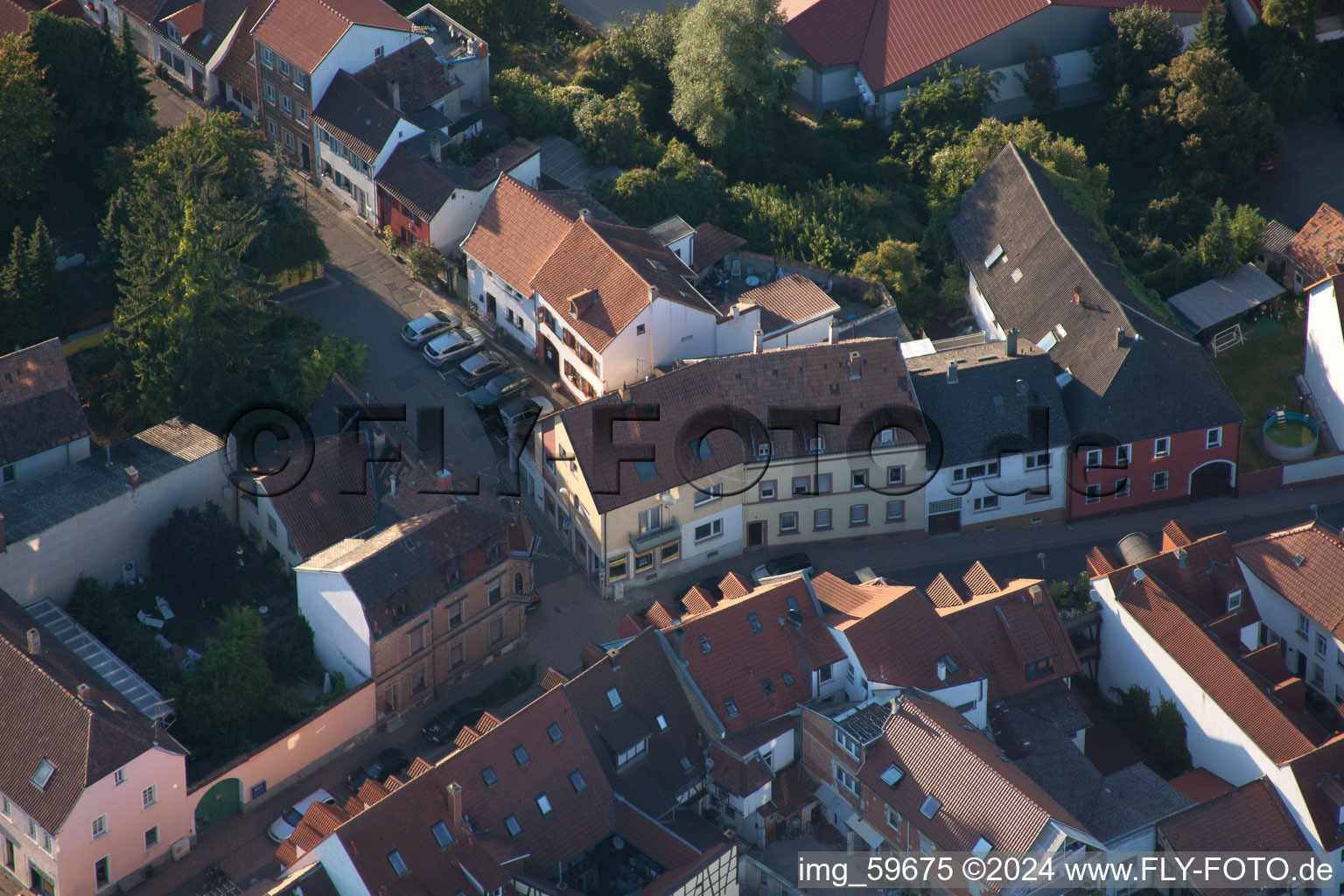 Germersheim dans le département Rhénanie-Palatinat, Allemagne vue du ciel