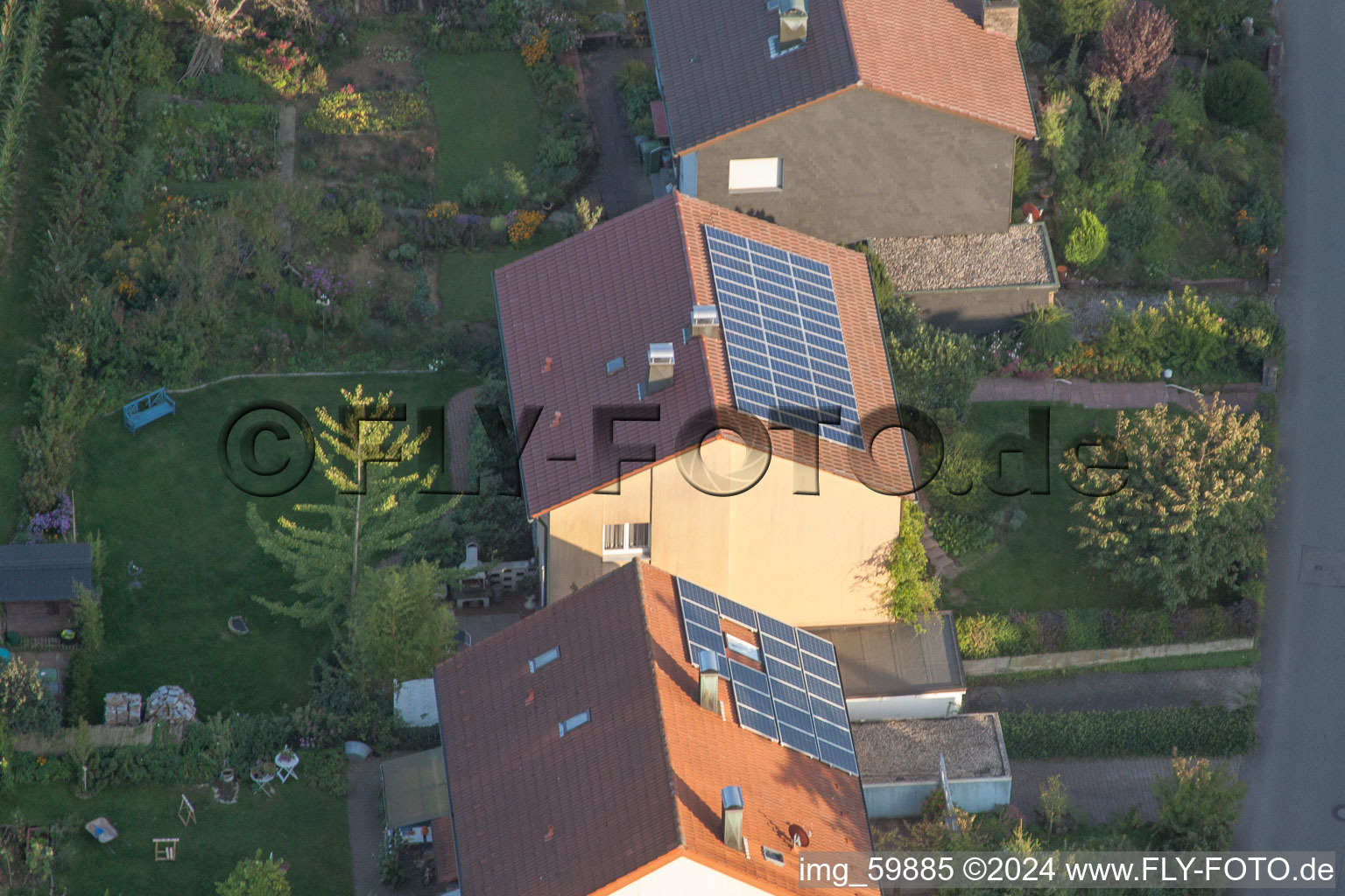 Vue aérienne de À Rothsberg à Ispringen dans le département Bade-Wurtemberg, Allemagne