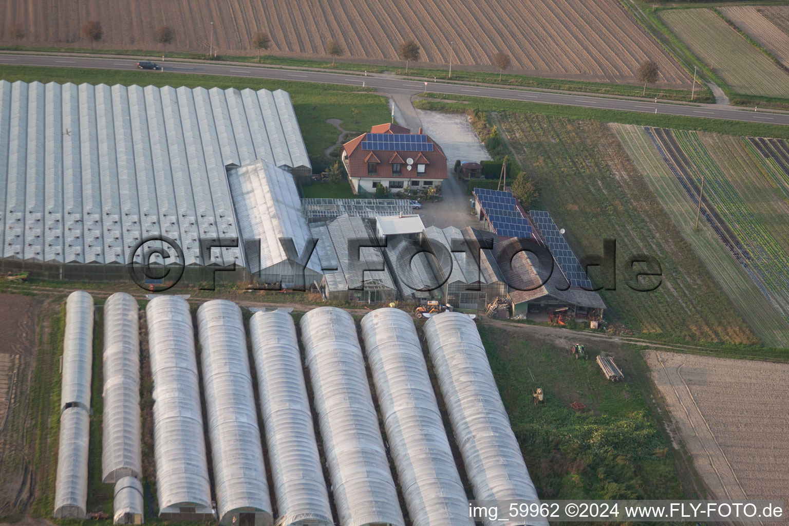 Image drone de Herxheimweyher dans le département Rhénanie-Palatinat, Allemagne