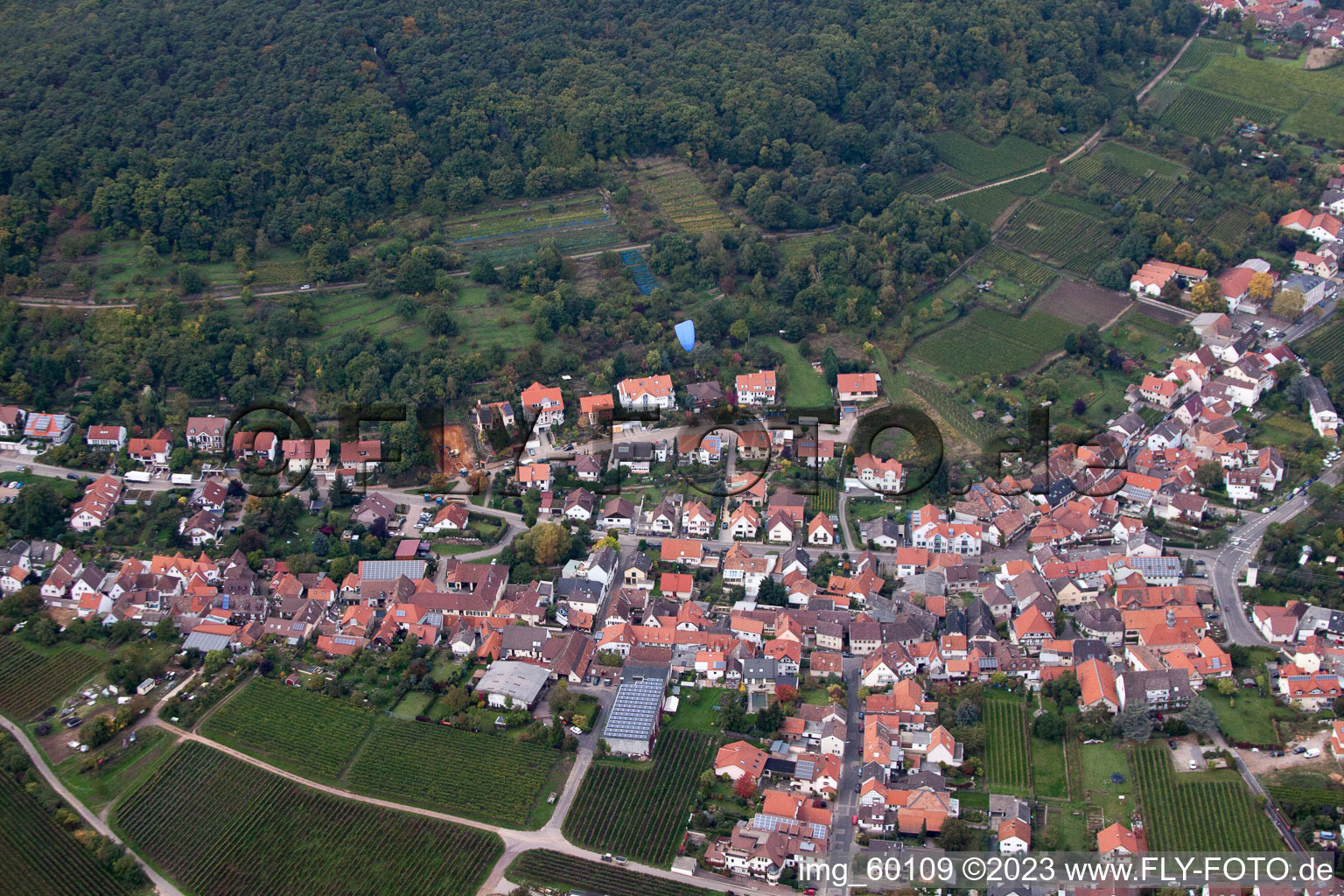 Enregistrement par drone de Quartier Diedesfeld in Neustadt an der Weinstraße dans le département Rhénanie-Palatinat, Allemagne