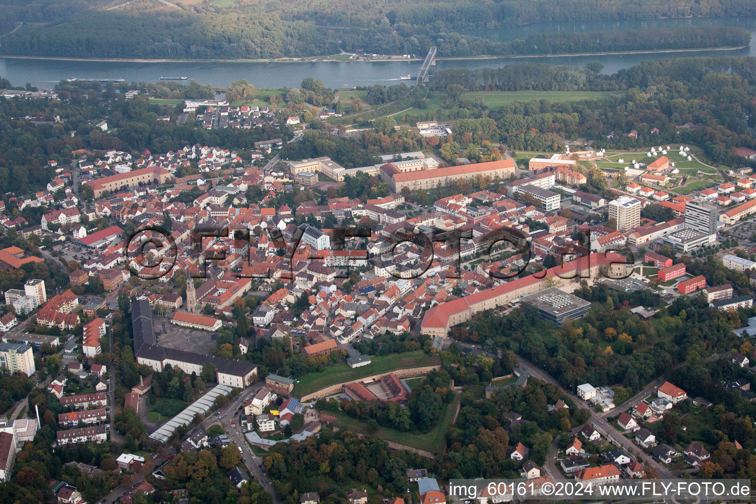 Image drone de Germersheim dans le département Rhénanie-Palatinat, Allemagne