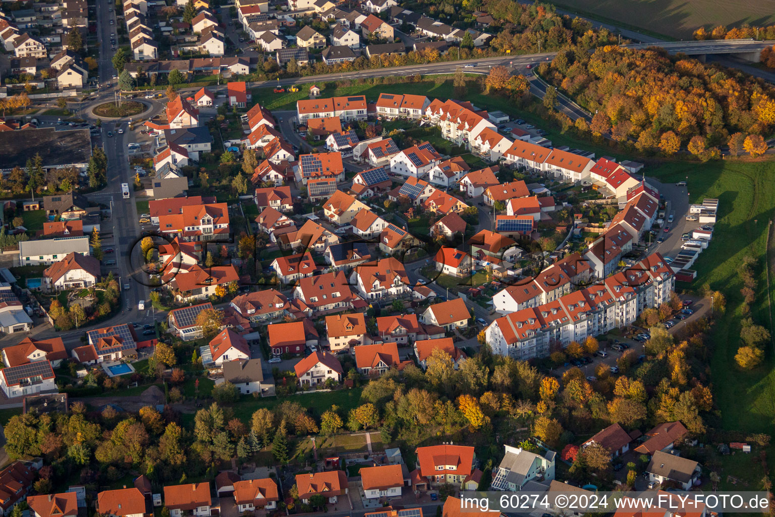 Photographie aérienne de Rülzheim dans le département Rhénanie-Palatinat, Allemagne